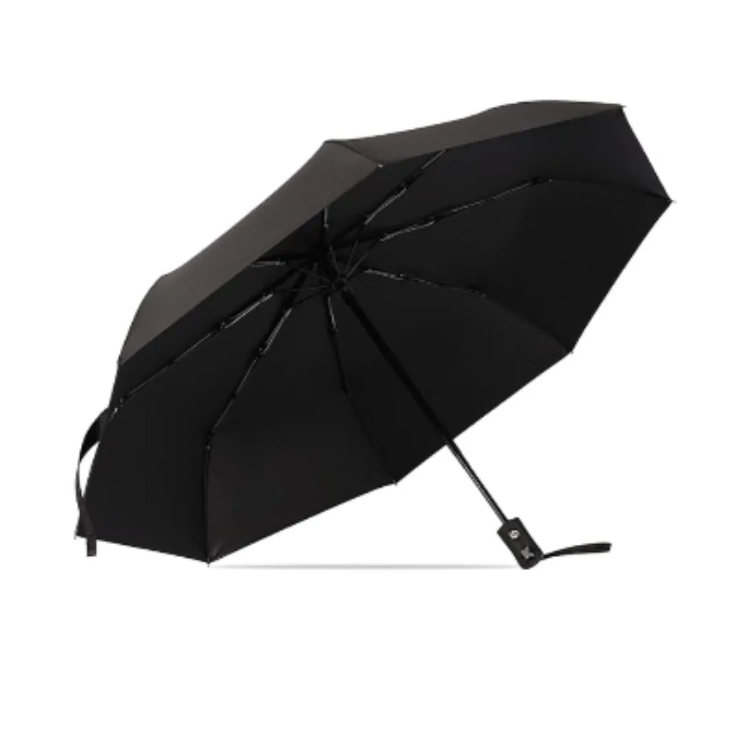 3 Fold Rain Umbrella, Auto Open/Auto Close Umbrella, Unisex (21 Inches, Black)