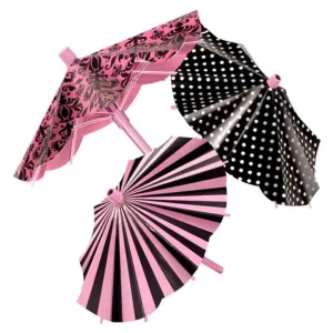 A Day In Paris Parasol Decorations 3pcs