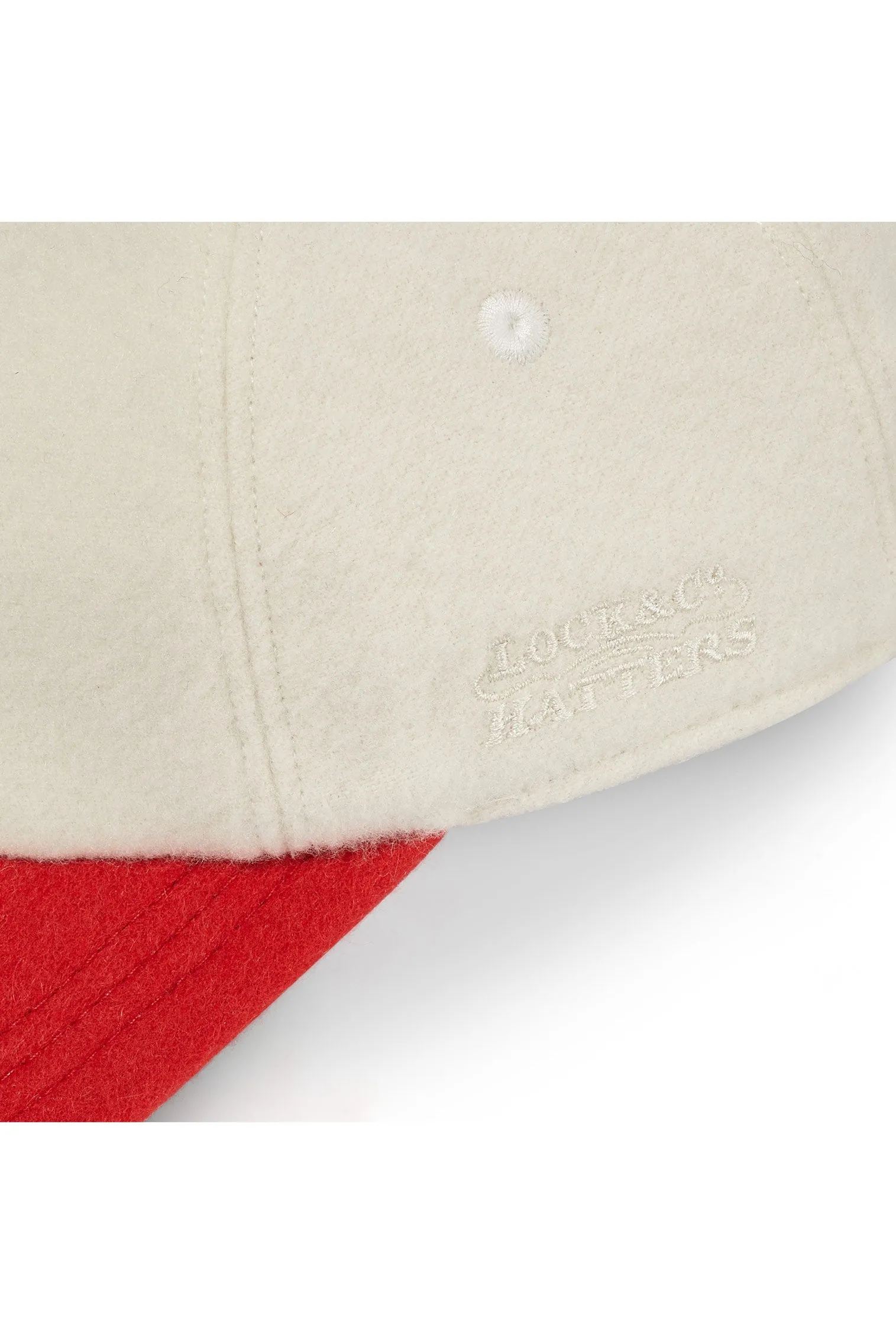 Adjustable Two-Tone Cashmere Baseball Cap