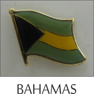 Bahamas Single Lapel Pin