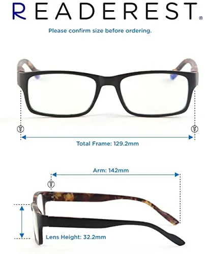 Blue-Light-Blocking-Reading-Glasses-Camo-2-00-Magnification-Computer-Glasses