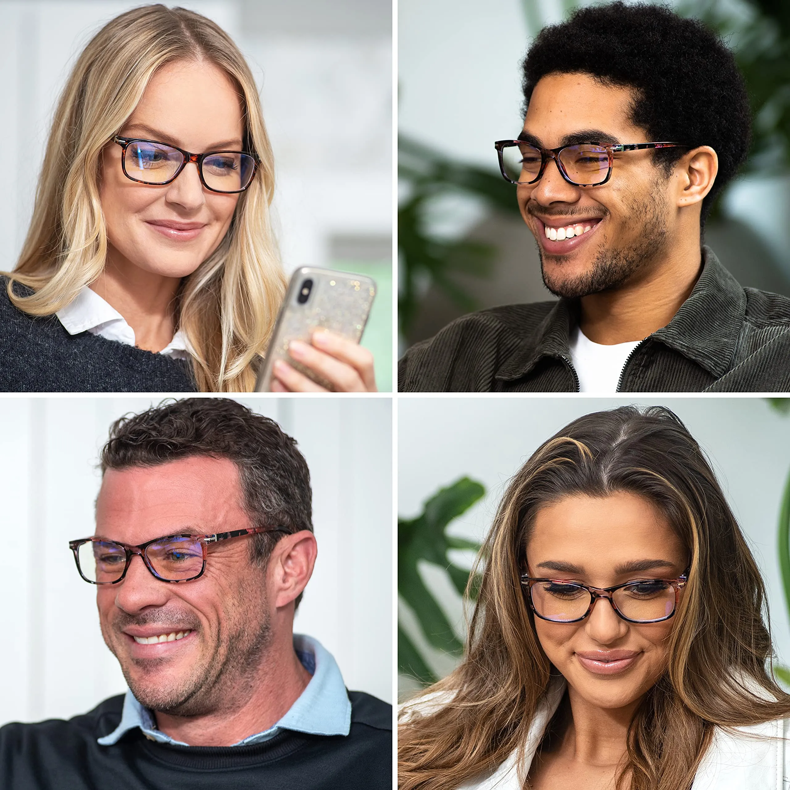 Blue-Light-Blocking-Reading-Glasses-Floral-0-25-Magnification-Computer-Glasses