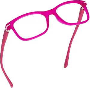 Blue-Light-Blocking-Reading-Glasses-Pink-0-50-Magnification-Computer-Glasses