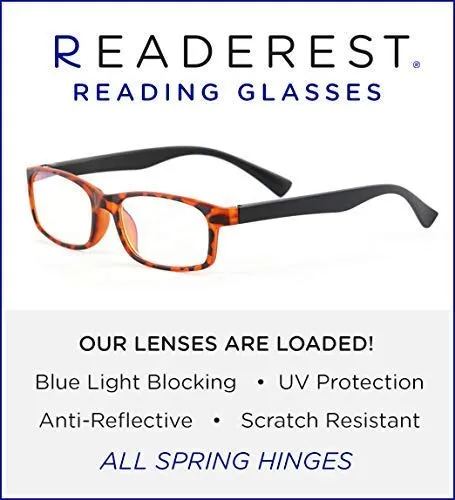 Blue-Light-Blocking-Reading-Glasses-Tortoise-Black-1-25-Magnification-Computer-Glasses