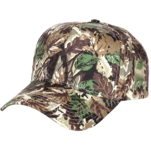 Camouflage Cotton Twill Low Crown Golf Style Snapback Cap