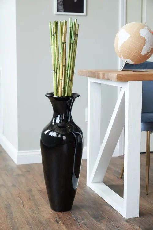 Classic Floor Vase - Black