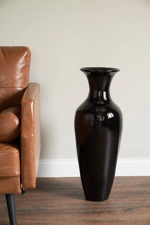 Classic Floor Vase - Black