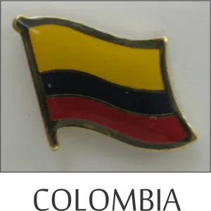 Colombia Single Lapel Pin