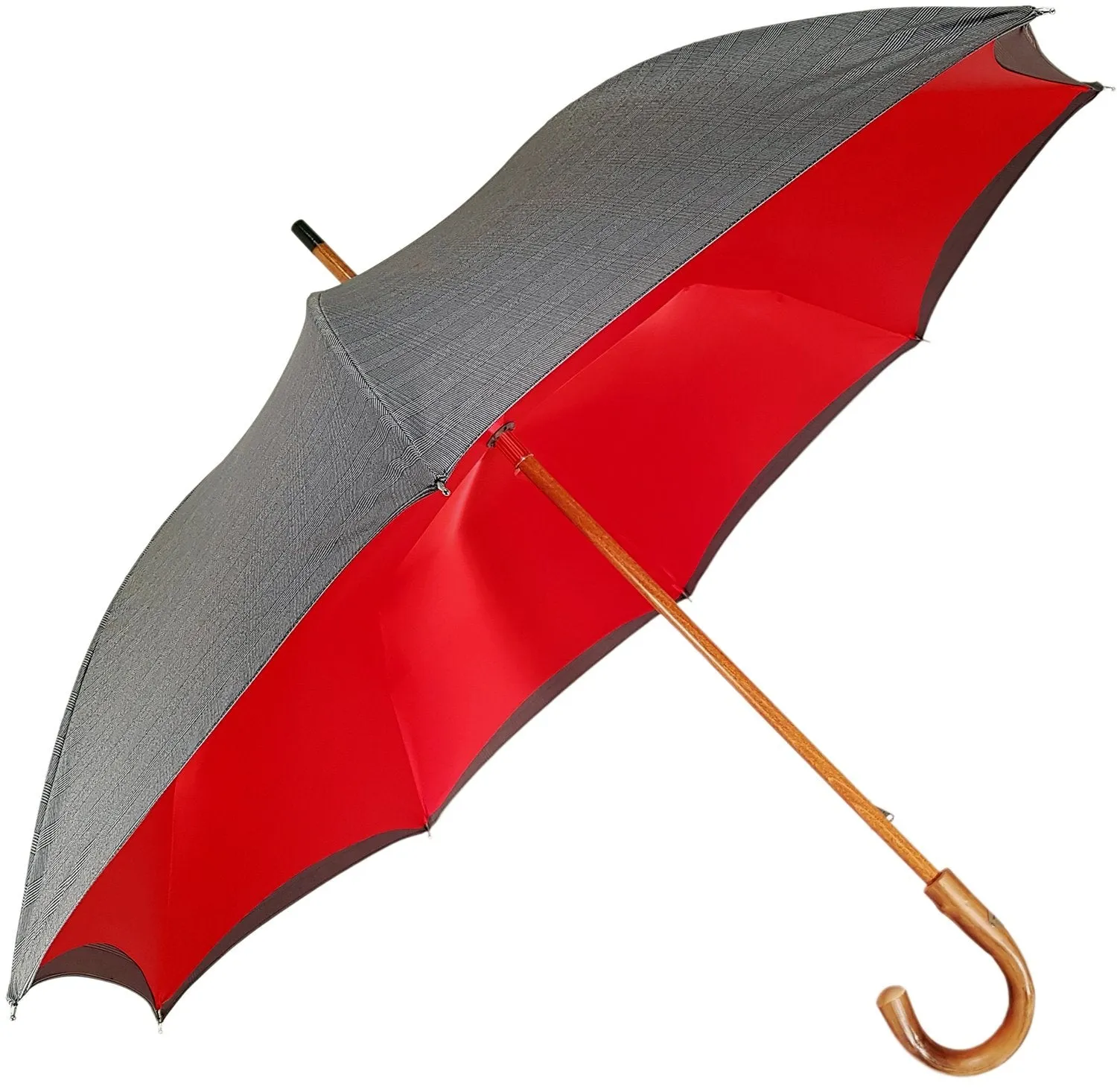 Double Cloth Men's Umbrella - Tartan Design