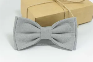 Dusty gray pre tied bow ties | Dusty gray toddler bow ties