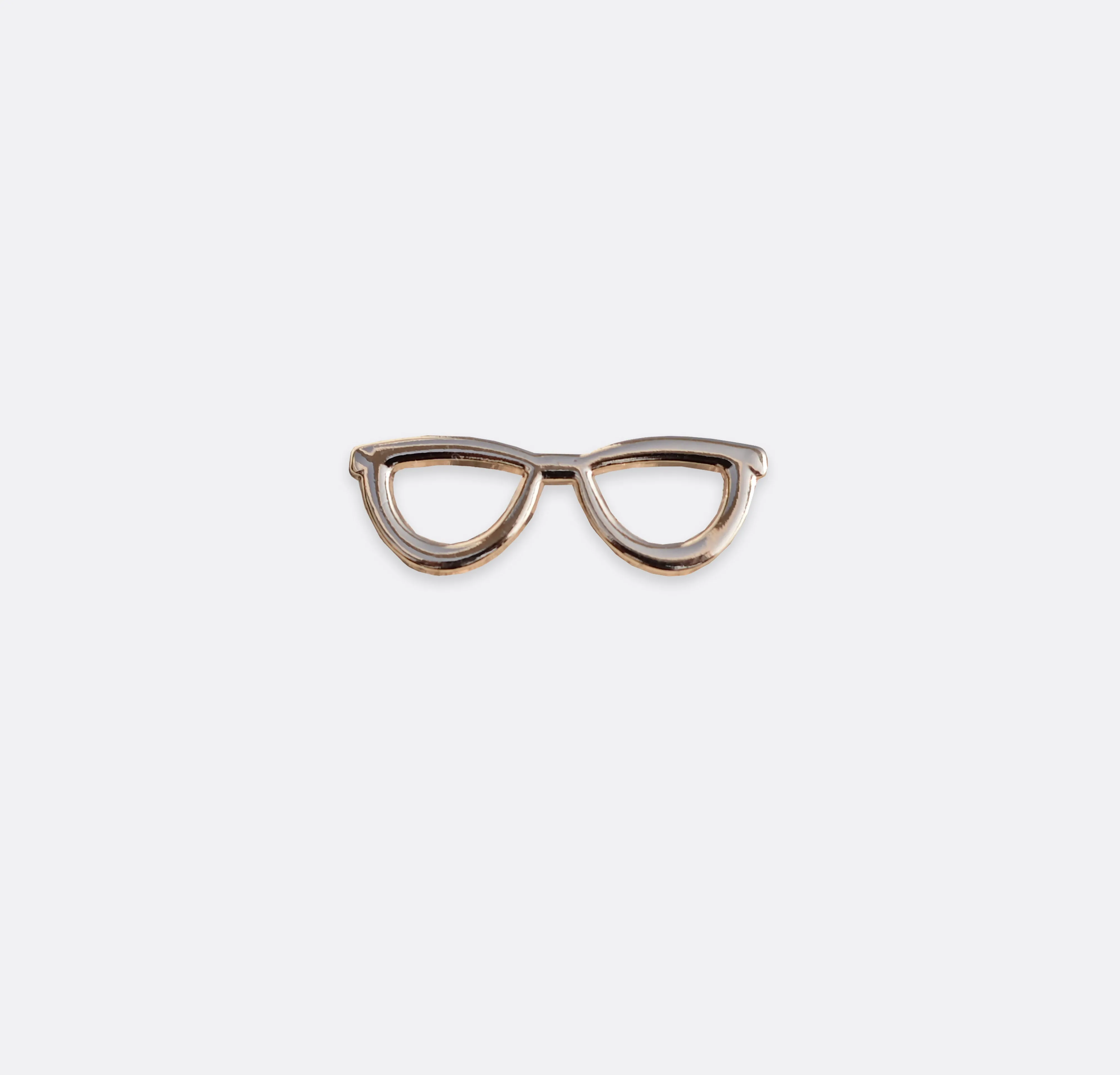 Golden EyeGlasses Lapel Pins