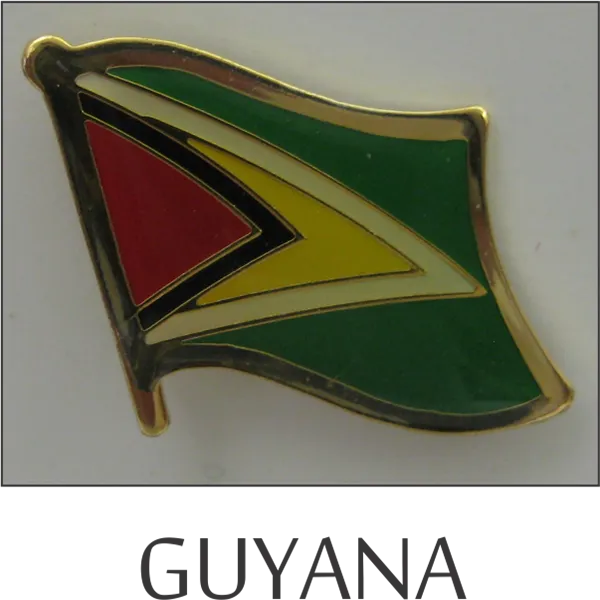 Guyana Single Lapel Pin