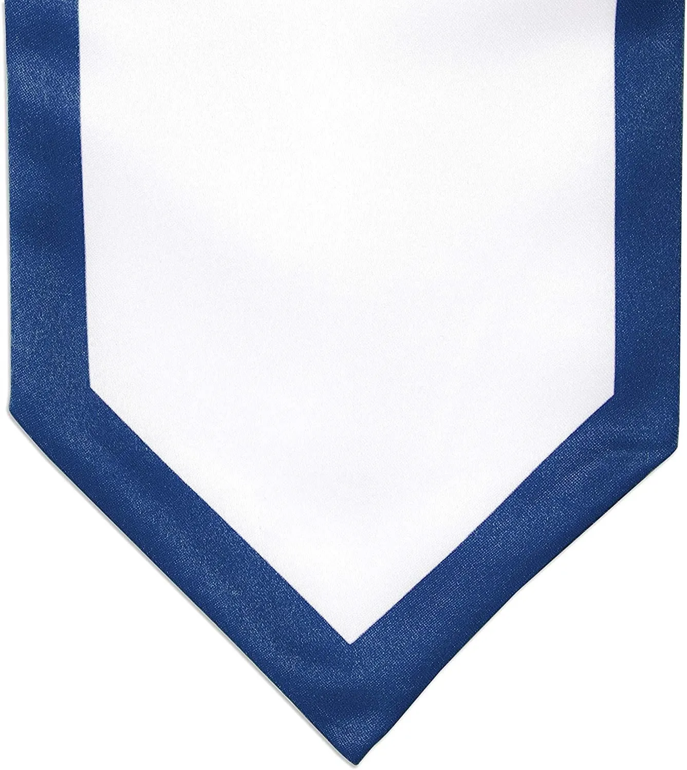 Honors Graduation Stoles for 2023 Graduates, White and Navy Blue Sash (72 In, 2 Pack)