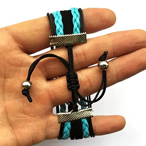 Horse Bracelet and Hair Ties Set- Teal