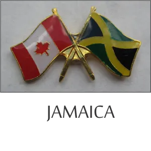 Jamaica-Canada Friendship Lapel Pin