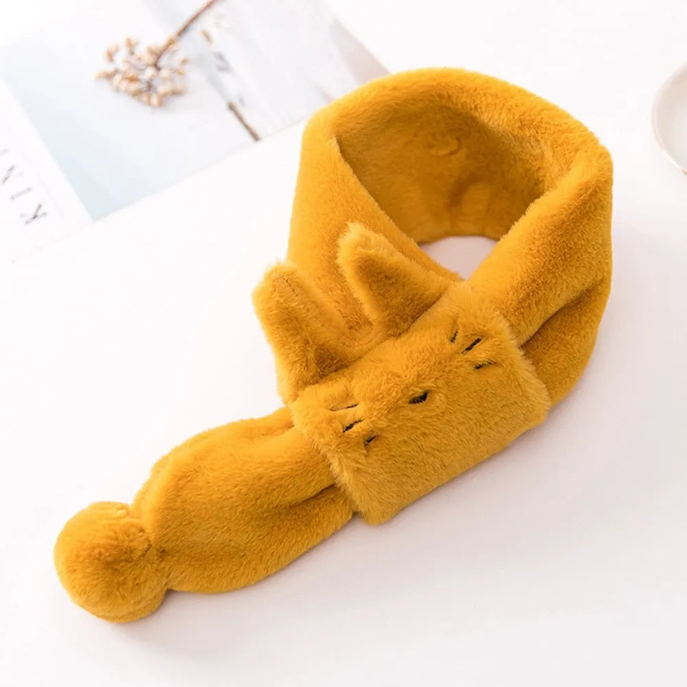 Kid's Scarves Children Boys And Girls Kids Keep Warm Shawls Scarves Collar Thickening Winter Scarf Toddler Winter Scarf