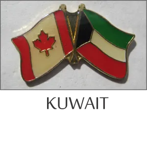 Kuwait-Canada Friendship Lapel Pin