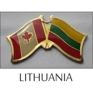 Lithuania-Canada Friendship Lapel Pin