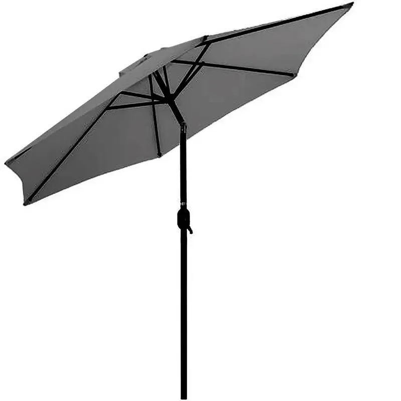 Mercer Parasol Grey With Crank And Tilt - 2.7 Meters