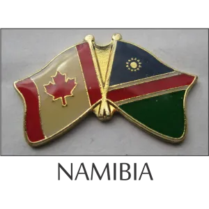 Namibia-Canada Friendship Lapel Pin