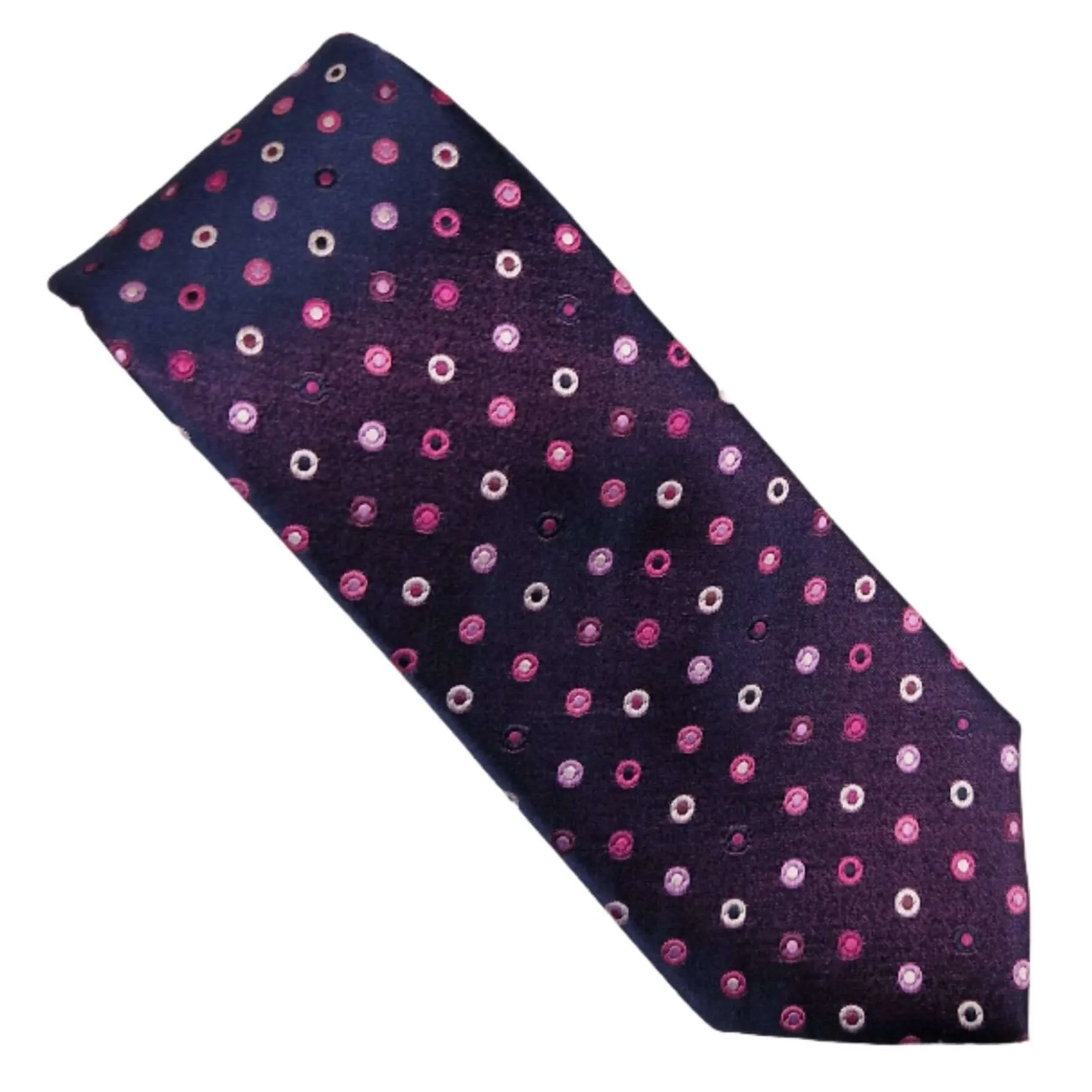 Neat Circle Woven Tie