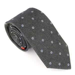 Neat Medallion Woven Tie