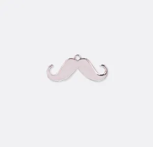 Silver MOUSTACHE – Silver LAPEL PINS