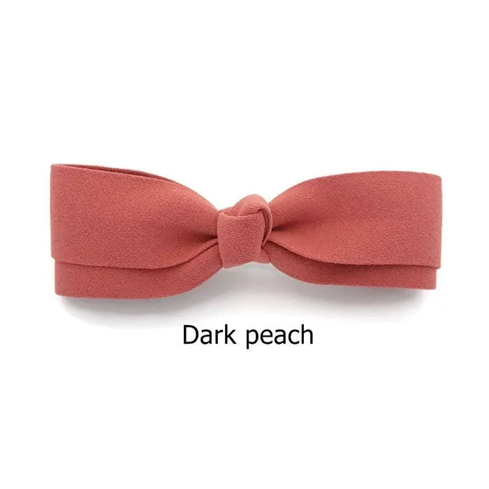 Slim and straight Hair Bow French Barrettes Women Hair Accessories