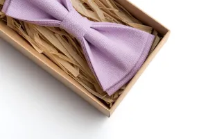 Stylish Mens Lilac Bow Tie Collection - Perfect for Groomsmen and Weddings