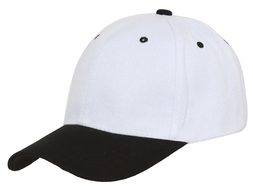 TopHeadwear Two-Tone Adjustable Baseball Cap