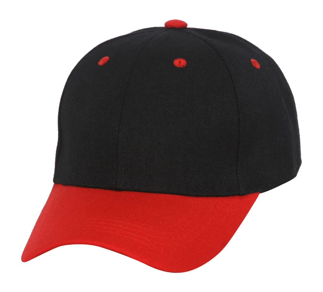 TopHeadwear Two-Tone Adjustable Baseball Cap