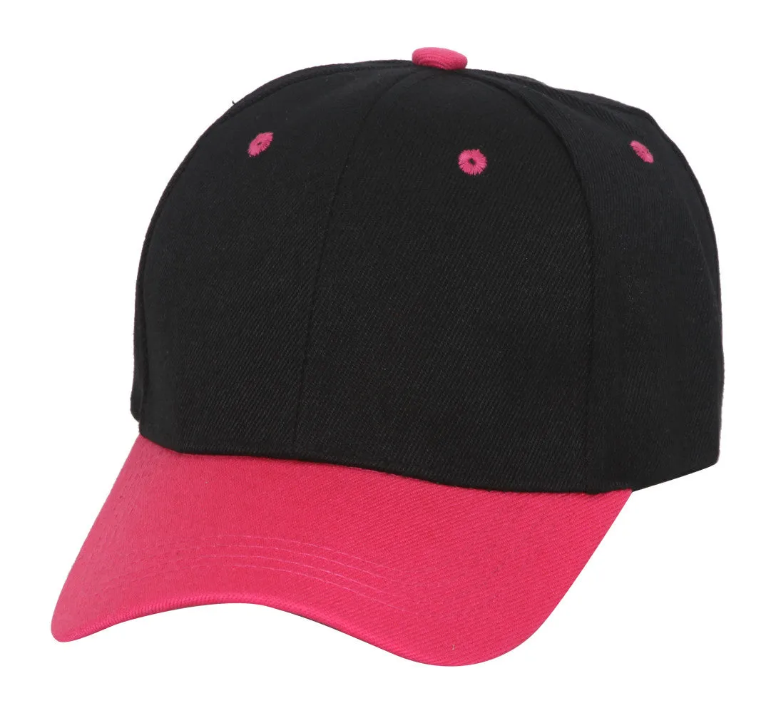 TopHeadwear Two-Tone Adjustable Baseball Cap