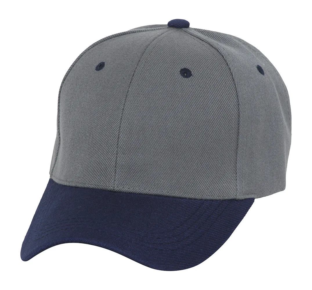 TopHeadwear Two-Tone Adjustable Baseball Cap