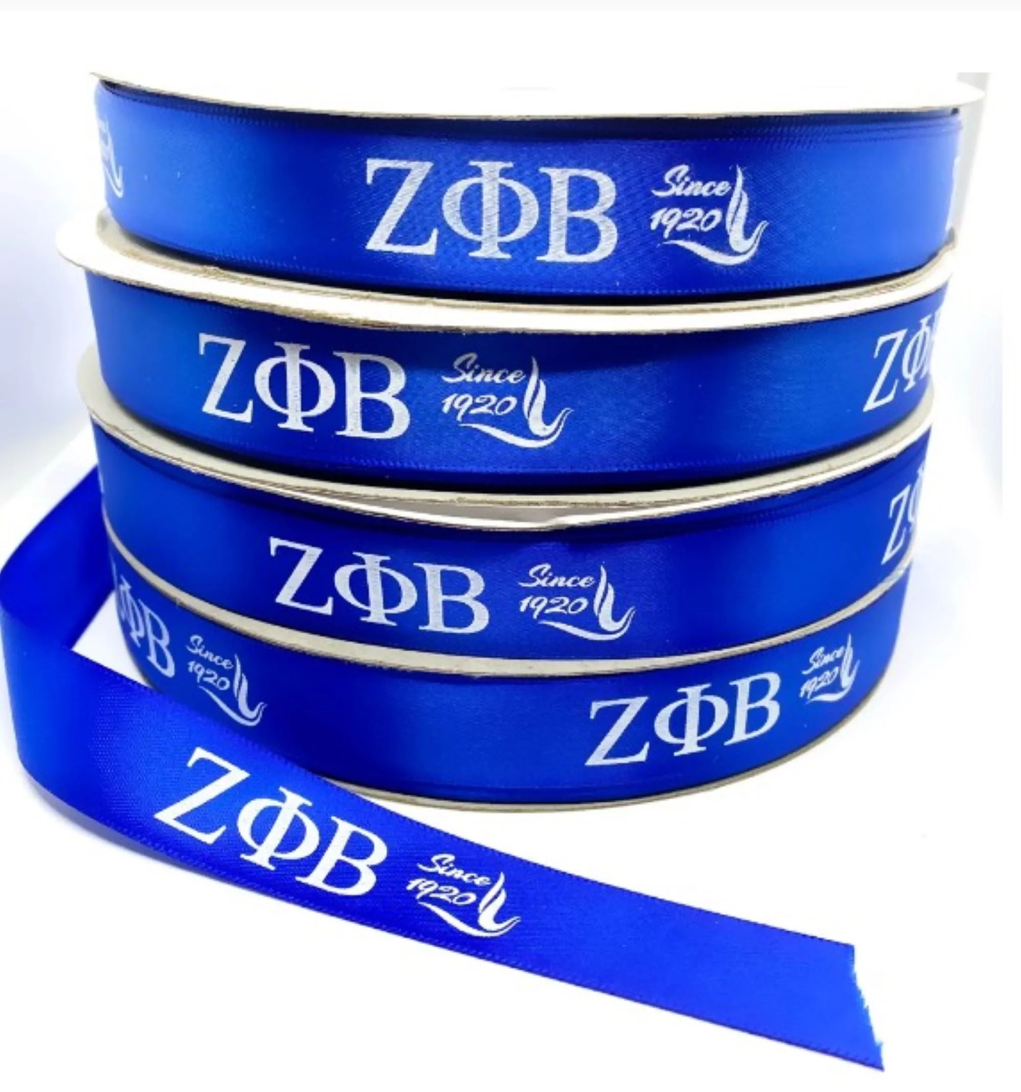 Zeta Phi Beta Satin Ribbon